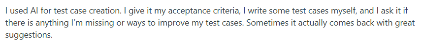 AI for test creation