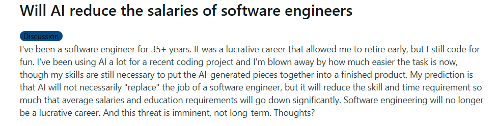 AI impact on engineer salaries