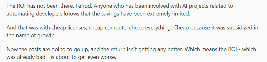 ROI of AI