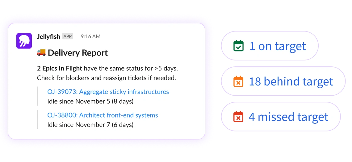 Jellyfish Delivery Report