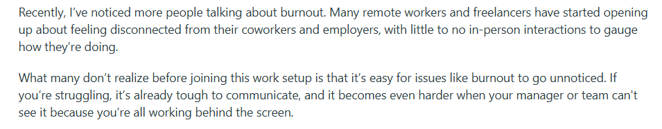 Maintaing culture and fighting developer burnout